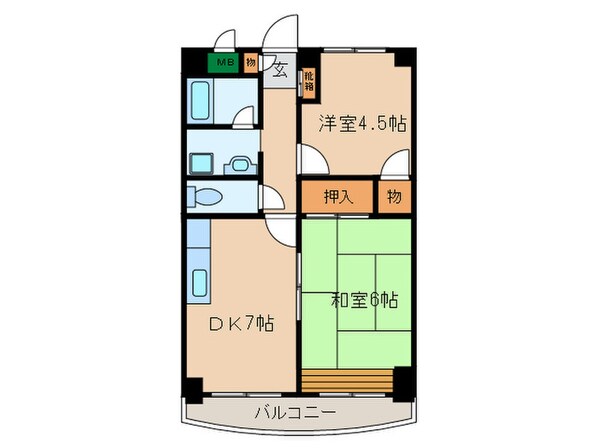 セレクテ西大路の物件間取画像